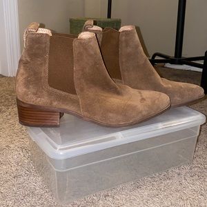 Suede booties
